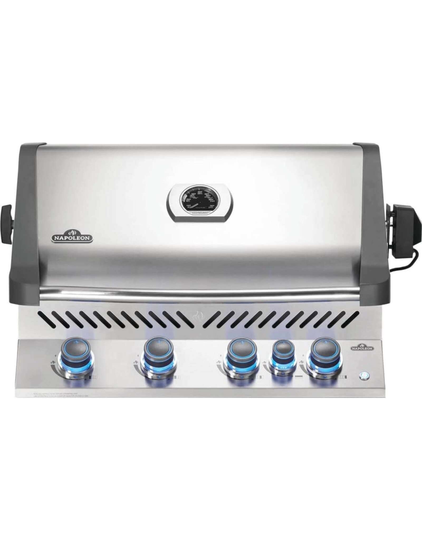 Napoleon Napoleon Prestige 500 Built-In Natural Gas Grill with Infrared Rear Burner and Rotisserie Kit - BIP500RBNSS-3