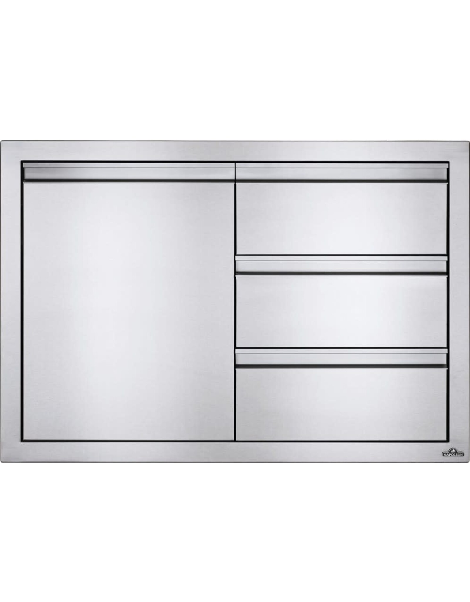 Napoleon Napoleon 36" X 24" Stainless Steel Single Door and Triple Drawer - BI-3624-1D3DR