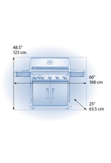 Napoleon Napoleon Rogue XT 625 SIB Propane Gas Grill with Infrared Side Burner - RXT625SIBPK-1