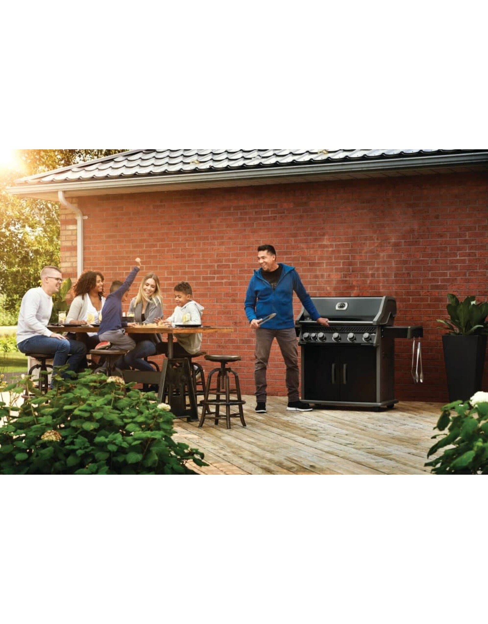 Napoleon Napoleon Rogue XT 625 SIB Propane Gas Grill with Infrared Side Burner - RXT625SIBPK-1