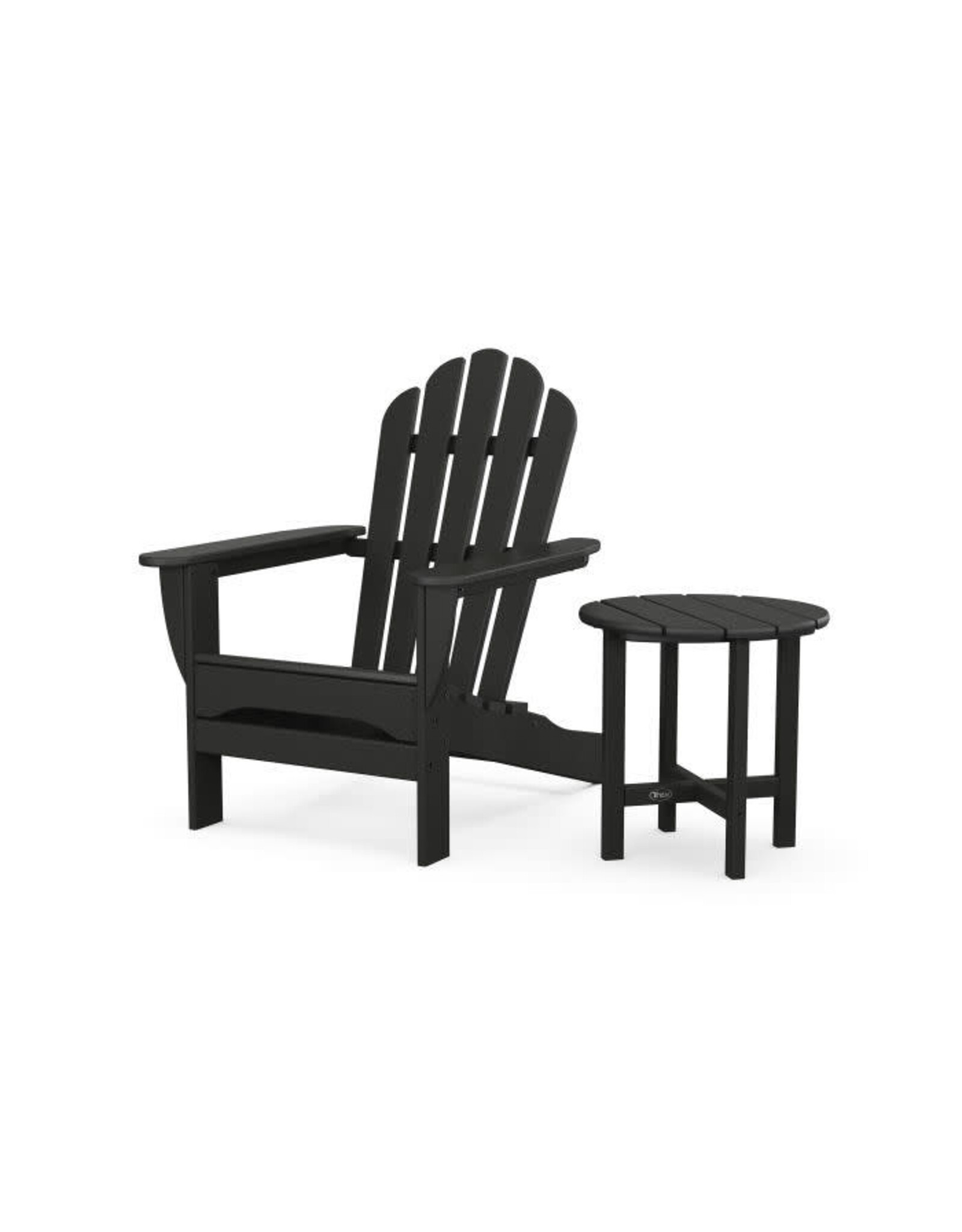 Trex By Polywood Trex Monterey Bay Oversized Adirondack Chair with Side Table - TXS2006-1