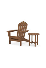 Trex By Polywood Trex Monterey Bay Oversized Adirondack Chair with Side Table - TXS2006-1