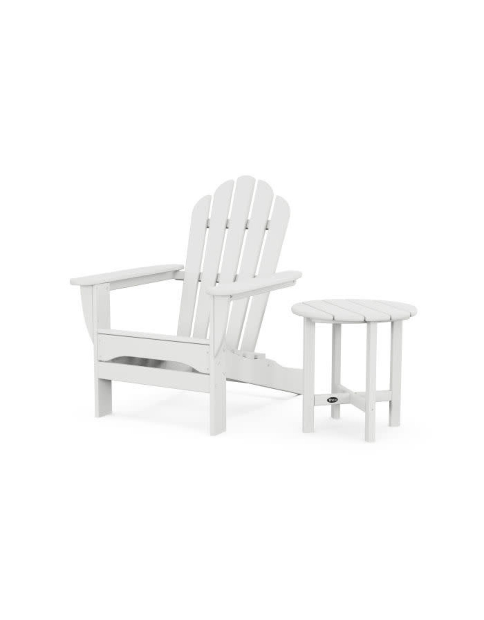 Trex By Polywood Trex Monterey Bay Oversized Adirondack Chair with Side Table - TXS2006-1