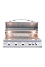 Renaissance Cooking Systems Renaissance 40" Premier Grill W/ Rear Burner & Blue LEDs - RJC40AL