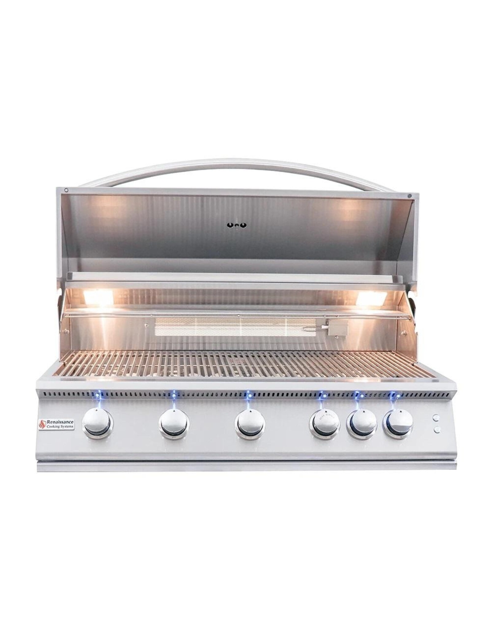 Renaissance Cooking Systems Renaissance 40" Premier Grill W/ Rear Burner & Blue LEDs - RJC40AL