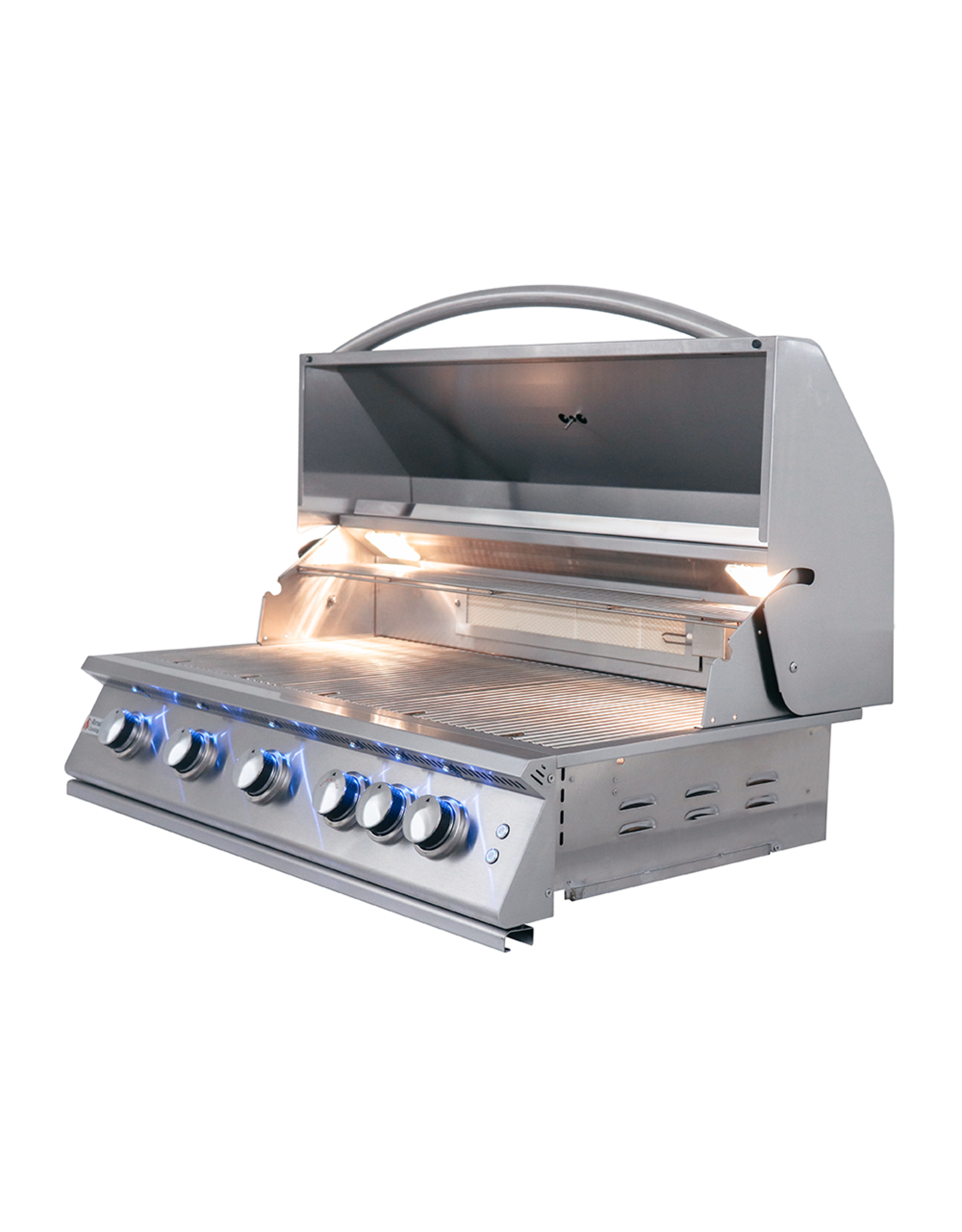 Renaissance Cooking Systems Renaissance 40" Premier Grill W/ Rear Burner & Blue LEDs - RJC40AL