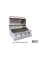 Lion Premium Grills Lion Premium Grills L-60000 32" Stainless Steel Built-In Natural Gas Grill w/ Grill Cover - 65623