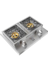 Lion Premium Grills Lion Premium Grills Stainless Steel Drop In Natural Gas Double Side Burner - L1634