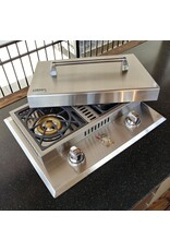 Lion Premium Grills Lion Premium Grills Stainless Steel Drop In Natural Gas Double Side Burner - L1634