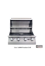 Lion Premium Grills Lion Premium Grills L-60000 32" Stainless Steel Built-In Natural Gas Grill w/ Grill Cover - 65623