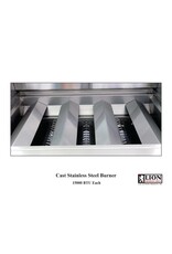 Lion Premium Grills Lion Premium Grills L-60000 32" Stainless Steel Built-In Natural Gas Grill w/ Grill Cover - 65623