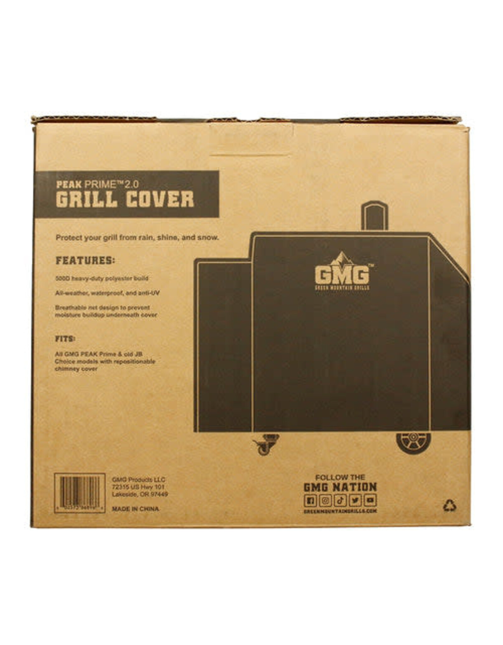 Green Mountain Grills Green Mountain Grills Cover Peak/JB Prime 12V - (Old/New Models) GMG-6045