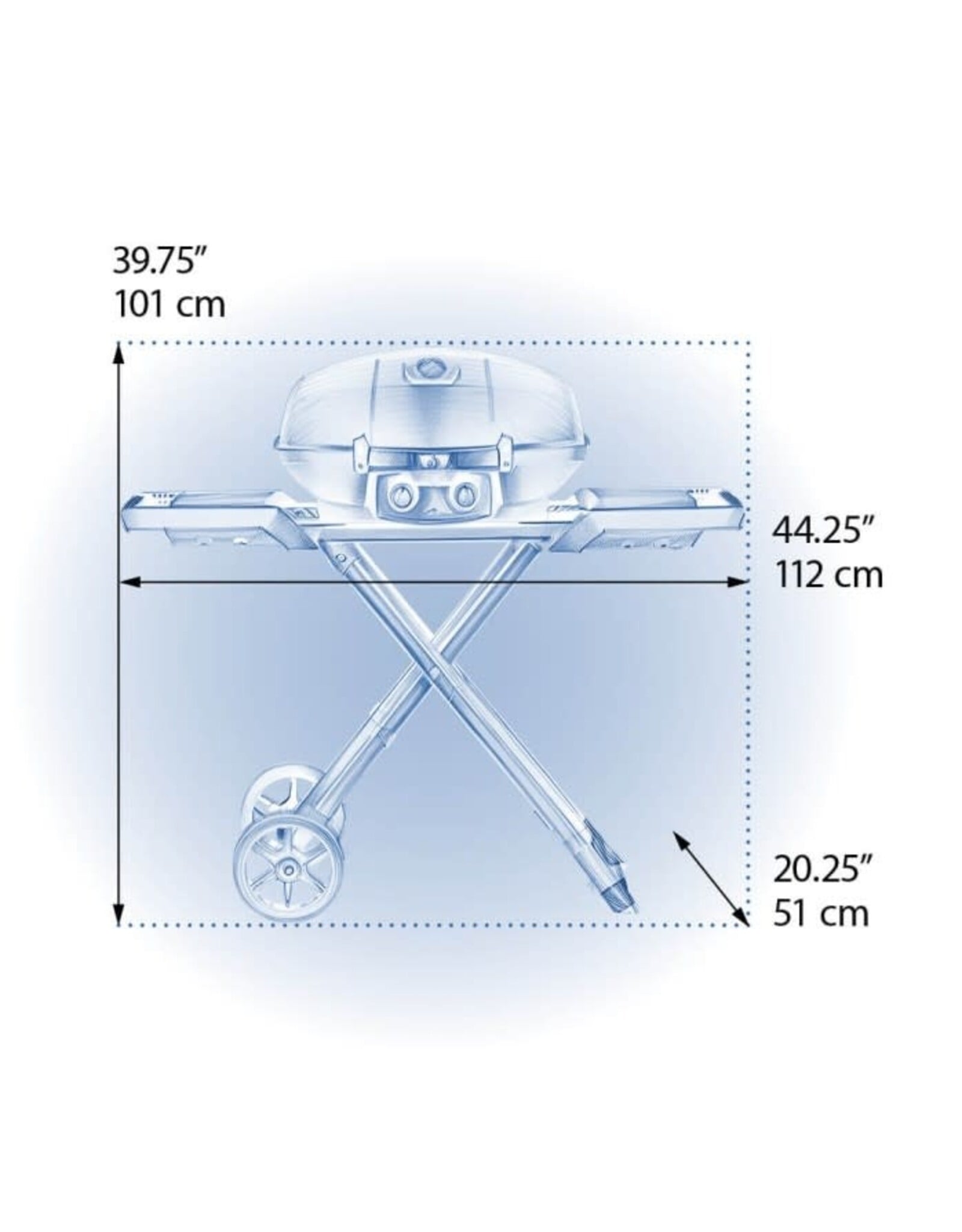 Napoleon Napoleon Phantom TravelQ PRO285X With Scissor Cart - PRO285X-MK-PHM