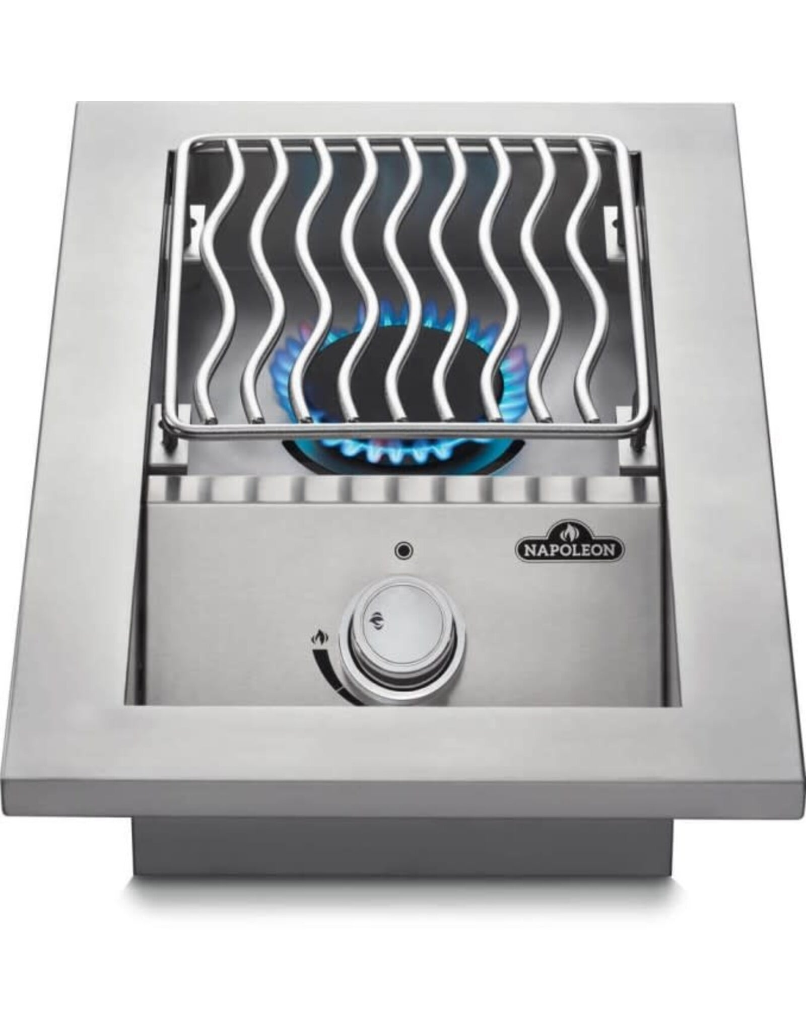 Napoleon Napoleon Built-in 500 Series Single Range Top Burner, Stainless Steel Cover - BI10RTNSS