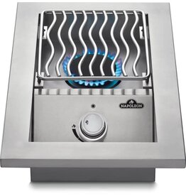 Napoleon Napoleon Built-in 500 Series Single Range Top Burner, Stainless Steel Cover - BI10RTNSS