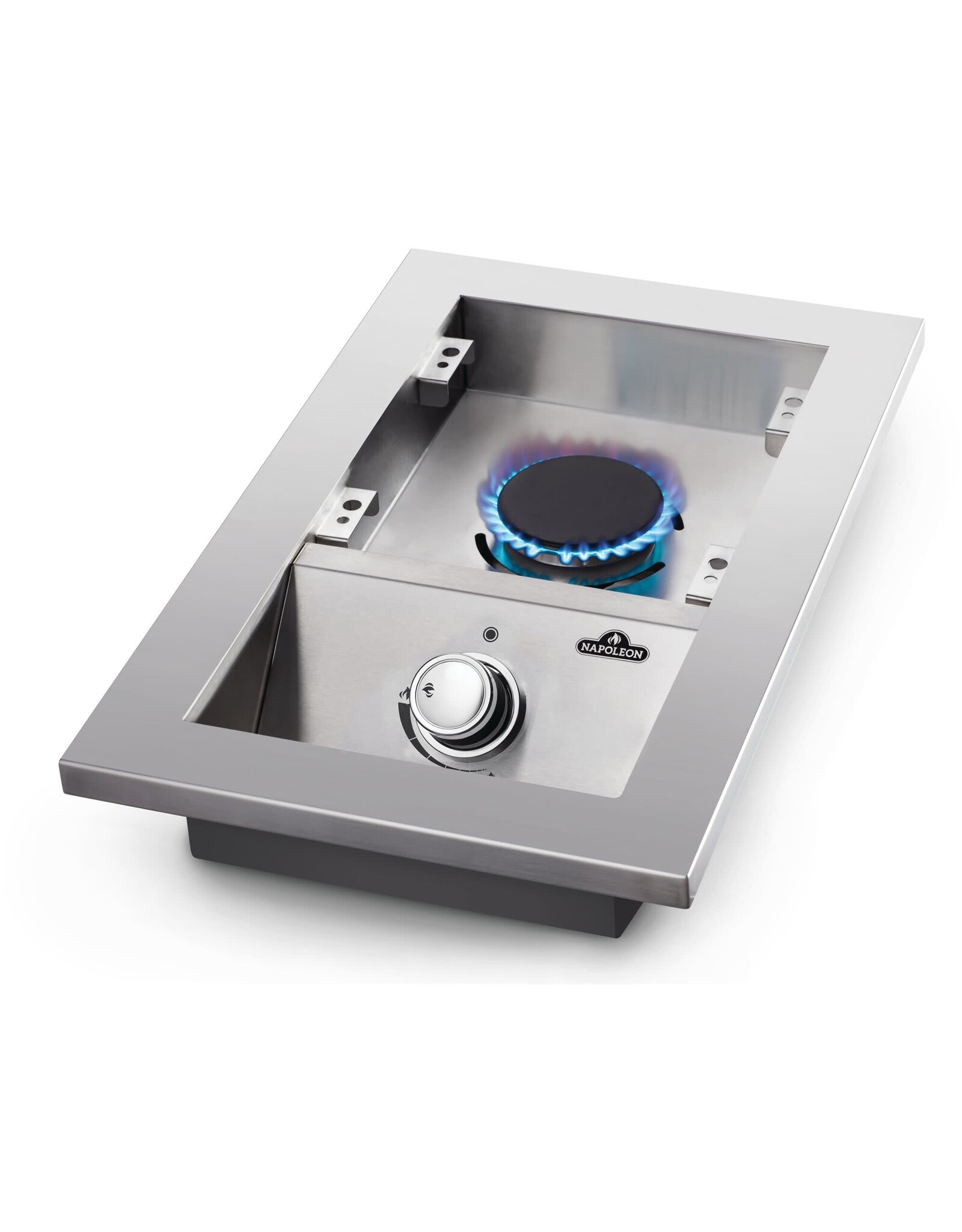 Napoleon Napoleon Built-in 500 Series Single Range Top Burner, Stainless Steel Cover - BI10RTPSS