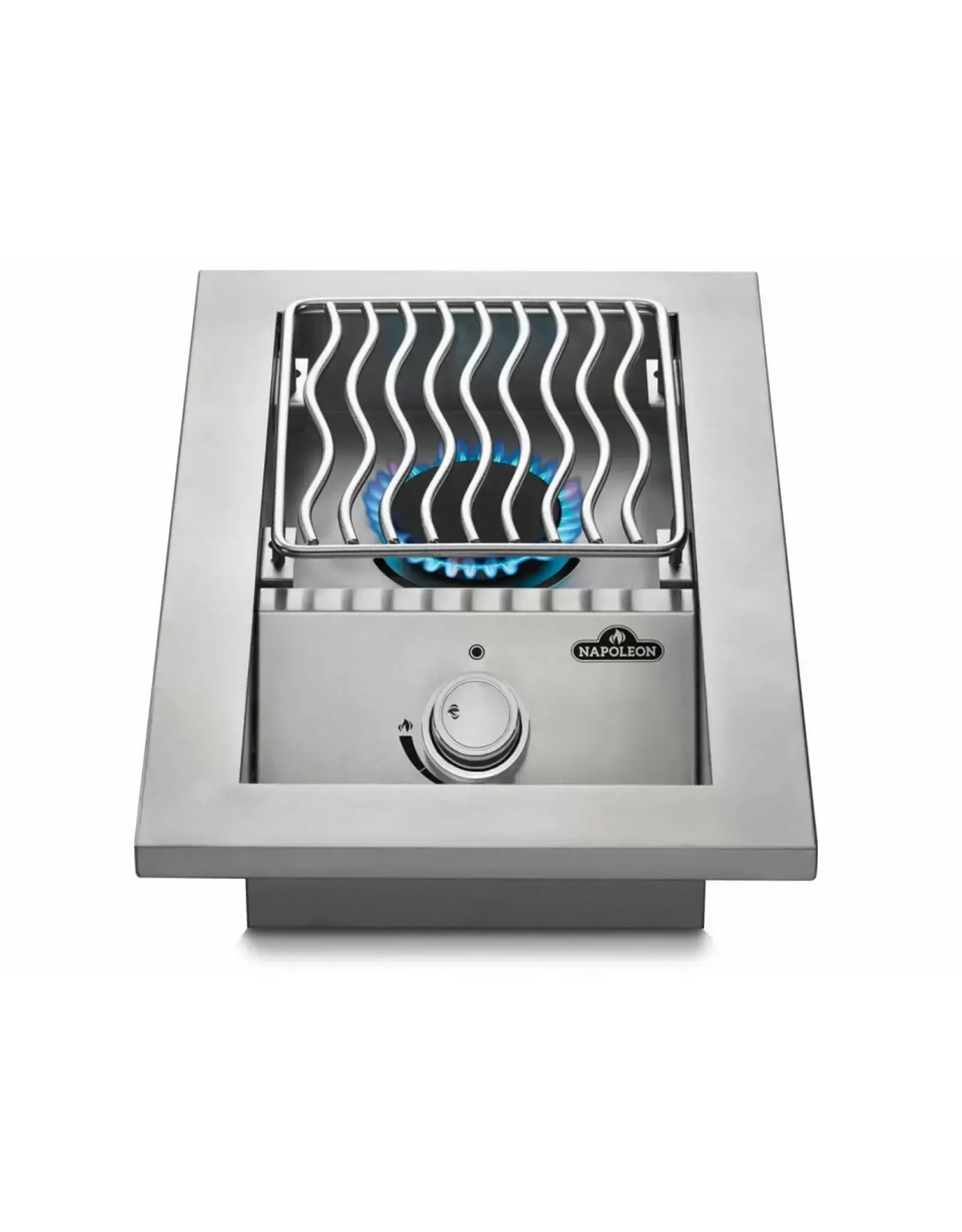 Napoleon Napoleon Built-in 500 Series Single Range Top Burner, Stainless Steel Cover - BI10RTPSS