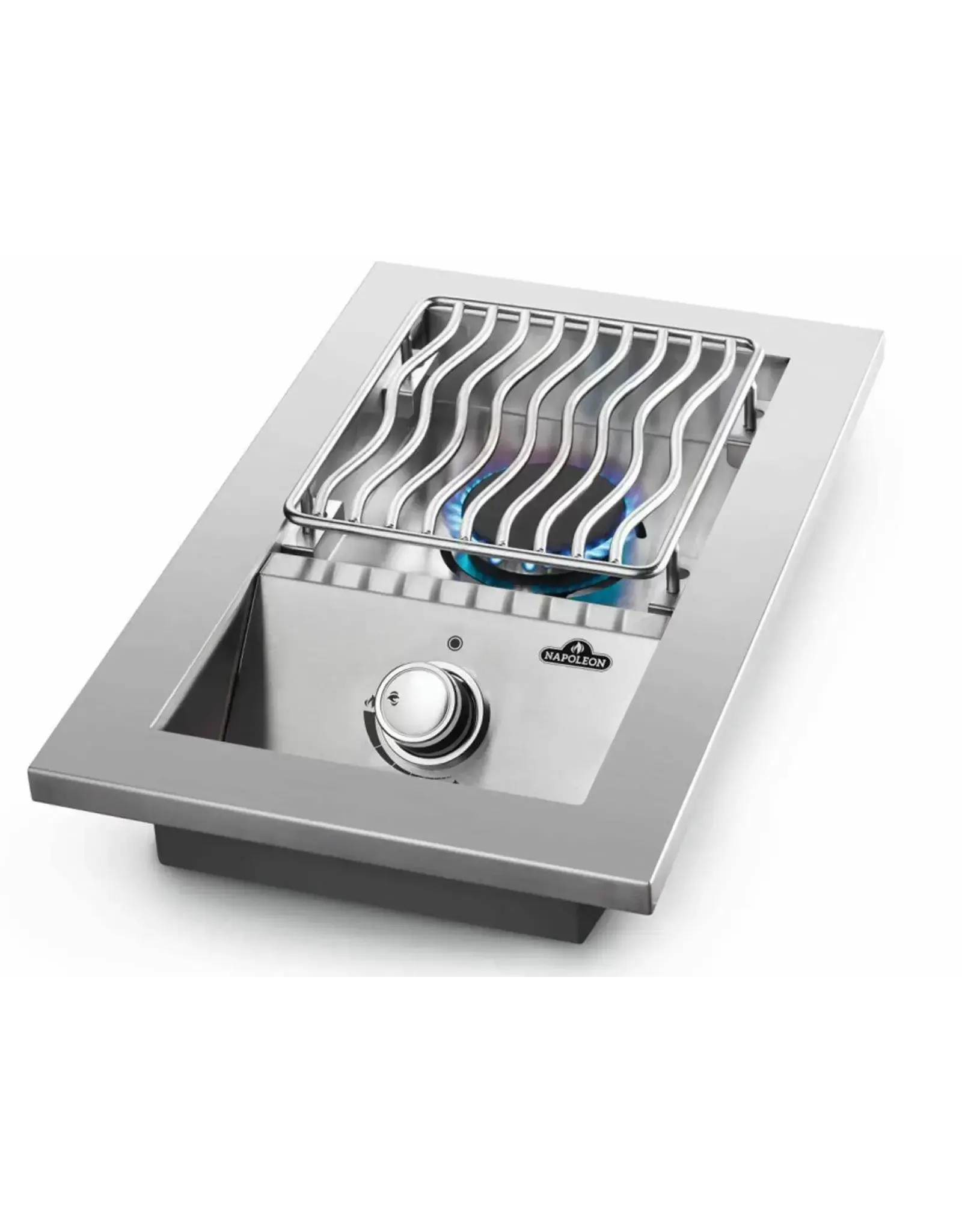 Napoleon Napoleon Built-In 500 Series Propane Gas Single Range Top Burner, Stainless Steel Cover - BI10RTPSS