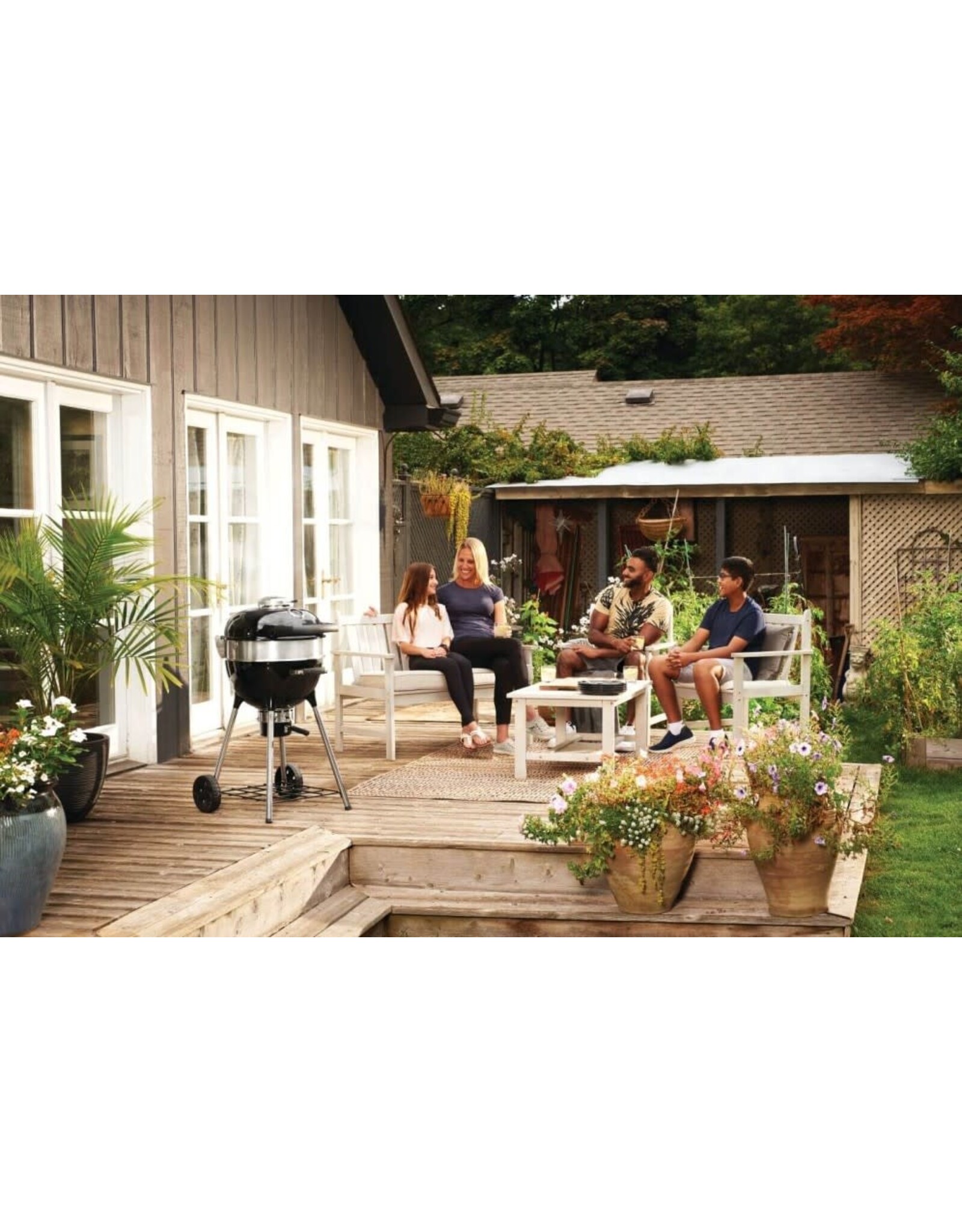 Napoleon Napoleon PRO18 Charcoal Kettle Grill, Black - PRO18K-LEG-3