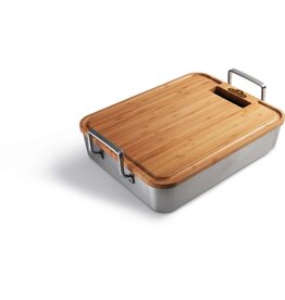 Napoleon Napoleon Premium Stainless Steel Roasting Pan with Bamboo Cutting Board - 56033