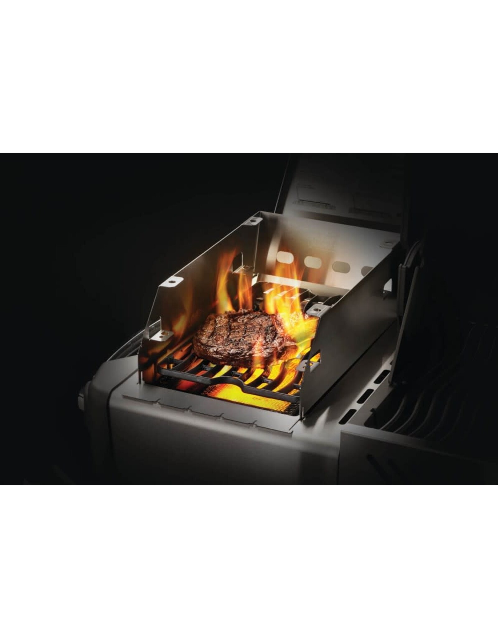 Napoleon SIZZLE ZONE™ Burner Windshield and Skewer Rack - Large