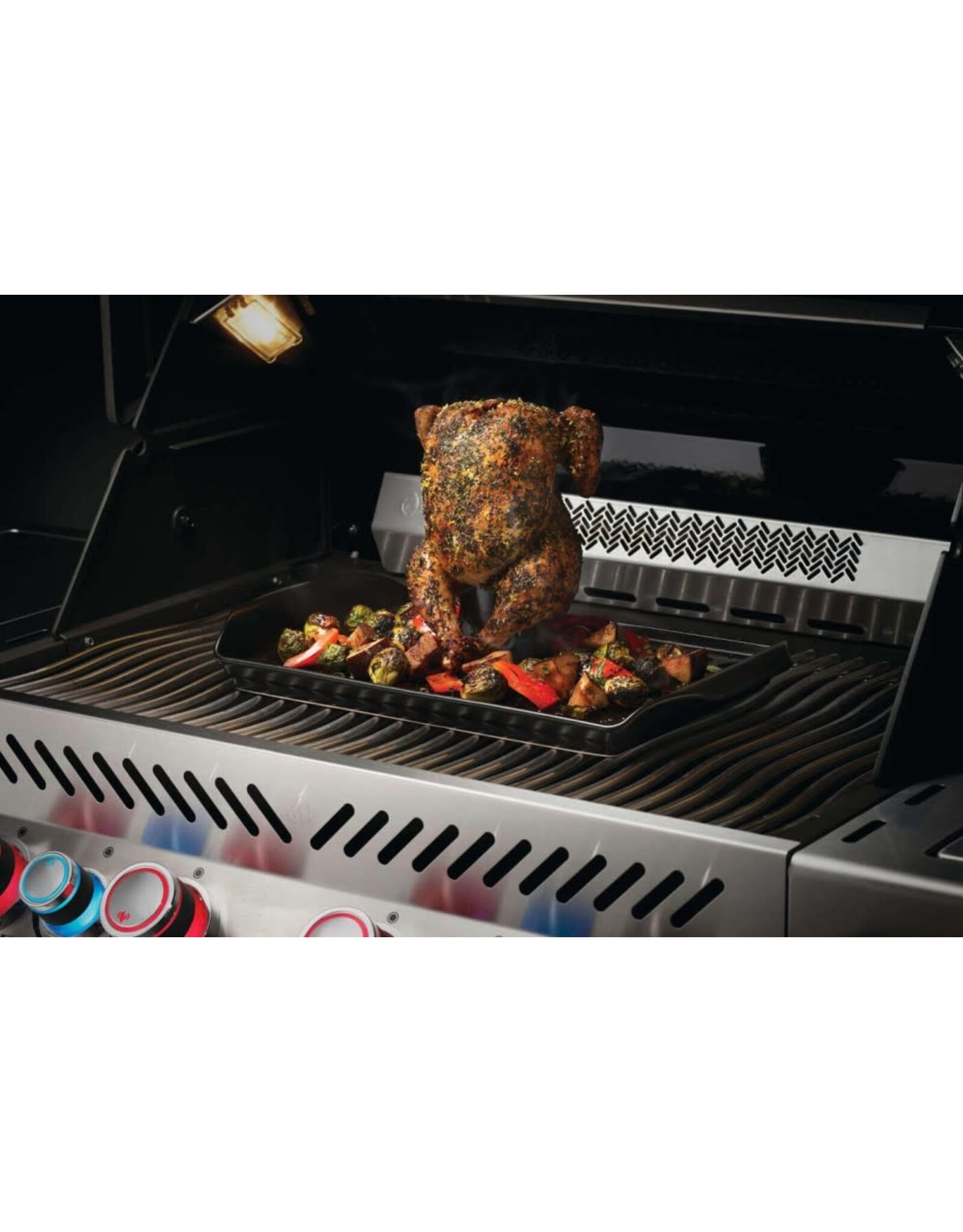 Napoleon Napoleon Roast Pan Ceramic W/Chicken Roaster - 70150