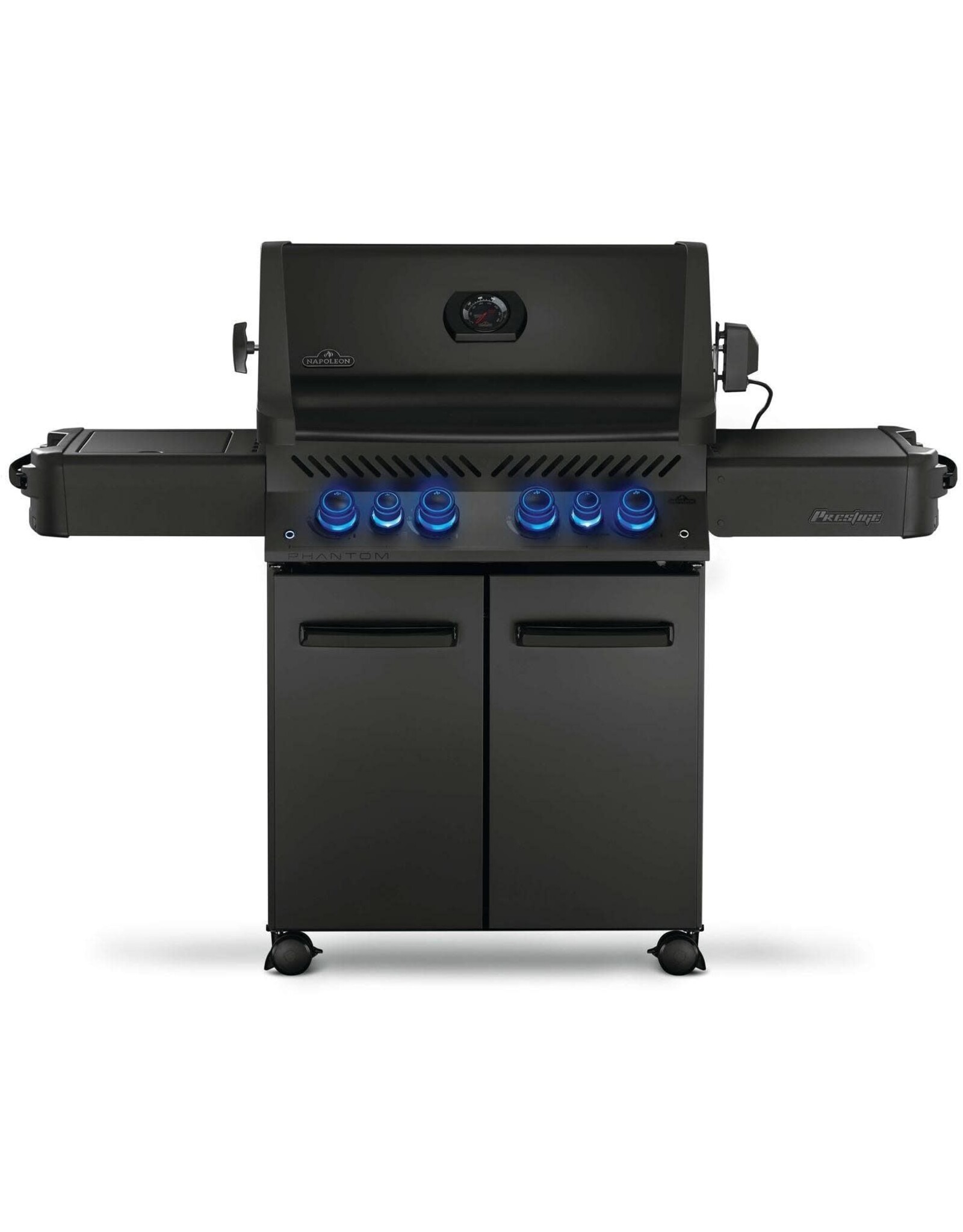 Napoleon Napoleon Phantom Prestige 500 Natural Gas Grill Bundle w/Cover, Charcoal Tray, Rotisserie Basket & Drip Trays