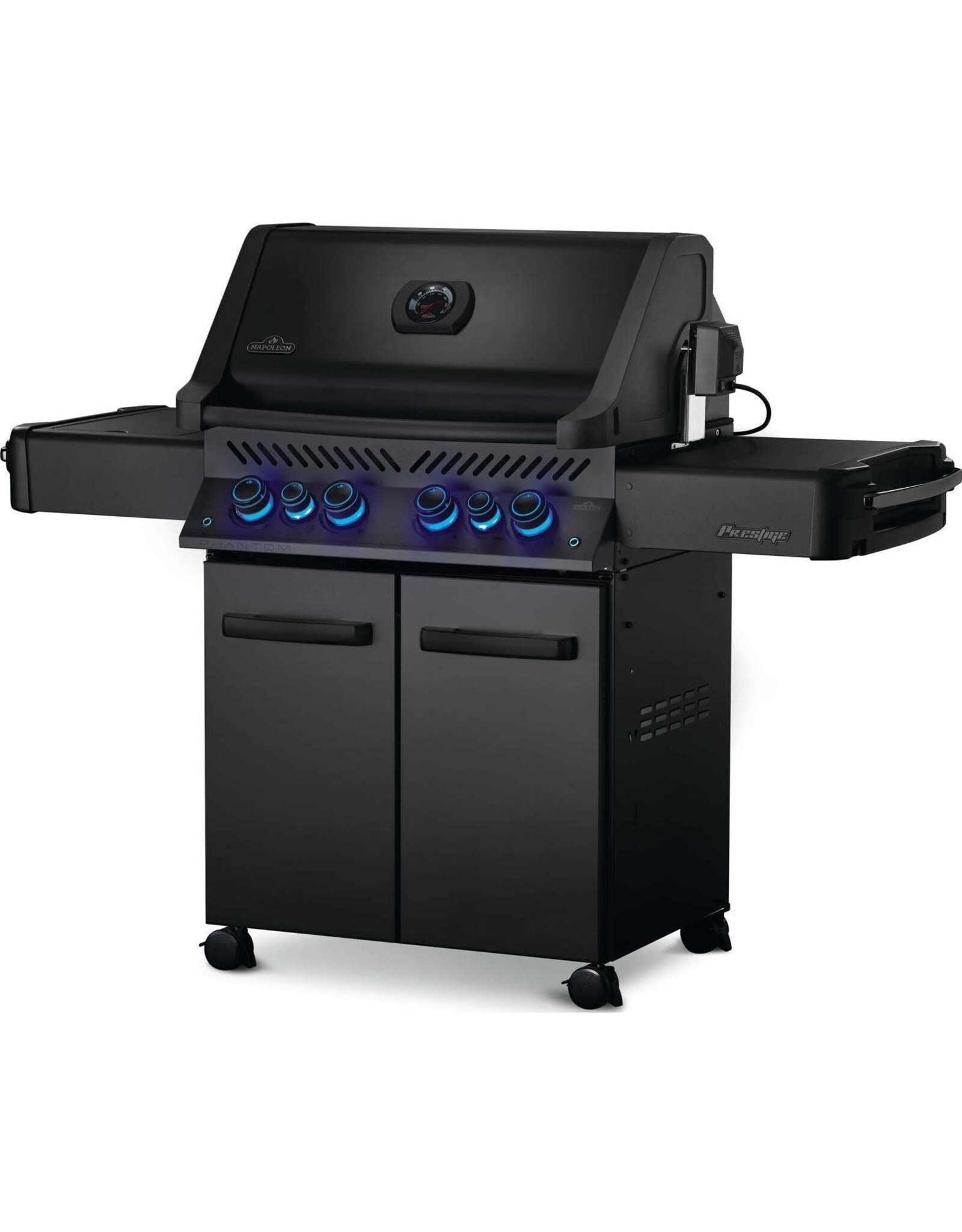 Napoleon Napoleon Phantom Prestige 500 Natural Gas Grill Bundle w/Cover, Charcoal Tray, Rotisserie Basket & Drip Trays