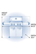 Napoleon Napoleon Phantom Prestige 500 Natural Gas Grill Bundle w/Cover, Charcoal Tray, Rotisserie Basket & Drip Trays