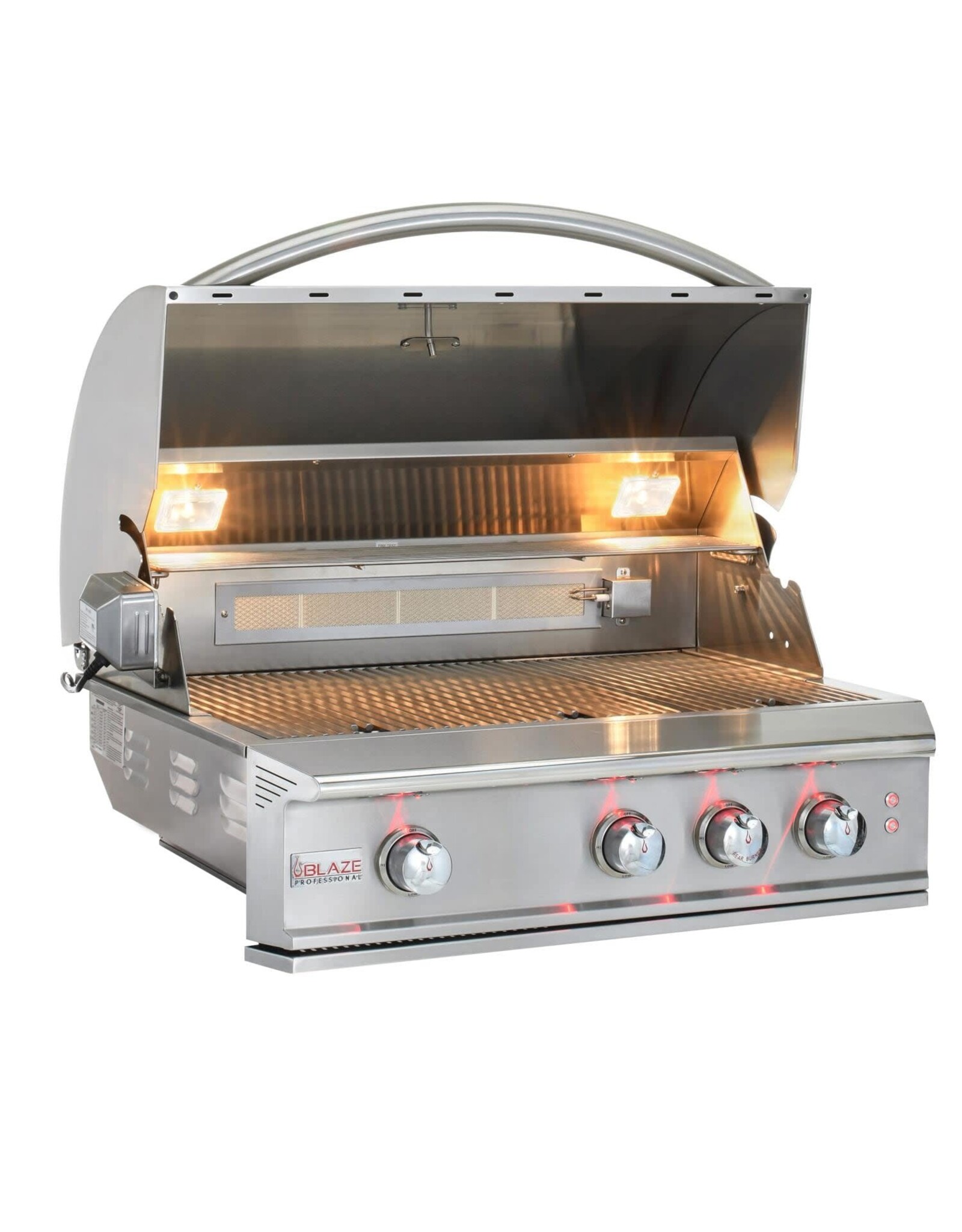 Blaze Outdoor Products Blaze Professional LUX 34-Inch 3-Burner Built-In Natural Gas Grill w/ Rear Infrared Burner - BLZ-3PRO-NG
