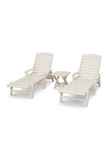 Trex By Polywood Trex Yacht Club 3-Piece Chaise with Arms - TXS110-1