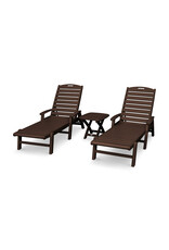 Trex By Polywood Trex Yacht Club 3-Piece Chaise with Arms - TXS110-1