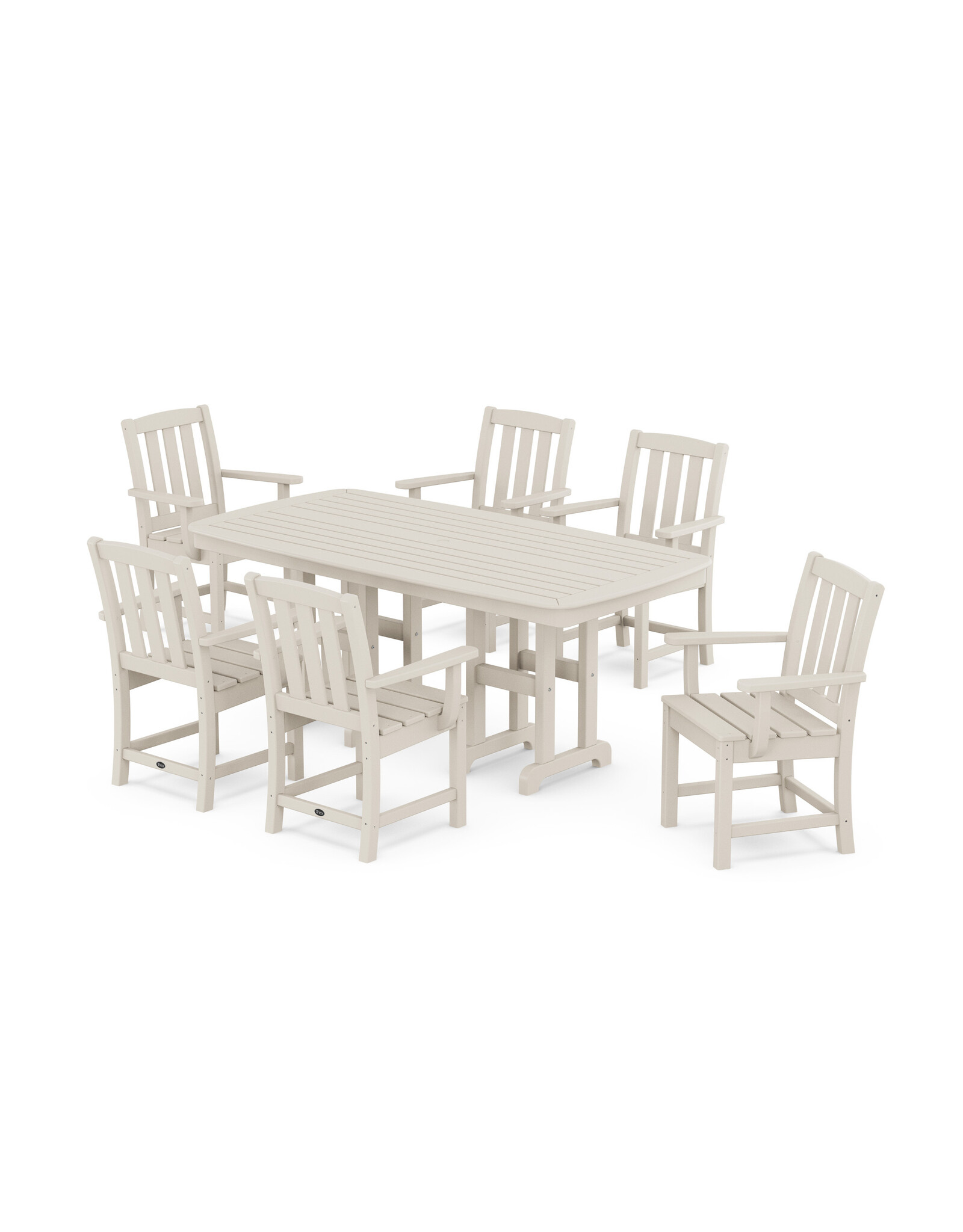 Trex By Polywood Trex Cape Cod Arm Chair 7-Piece Dining Set - TXS2028-1