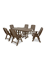 Trex By Polywood Trex Yacht Club  Highback 7-Piece Dining Set - TXS103-1