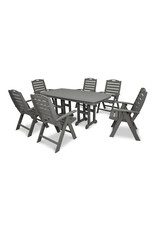 Trex By Polywood Trex Yacht Club  Highback 7-Piece Dining Set - TXS103-1