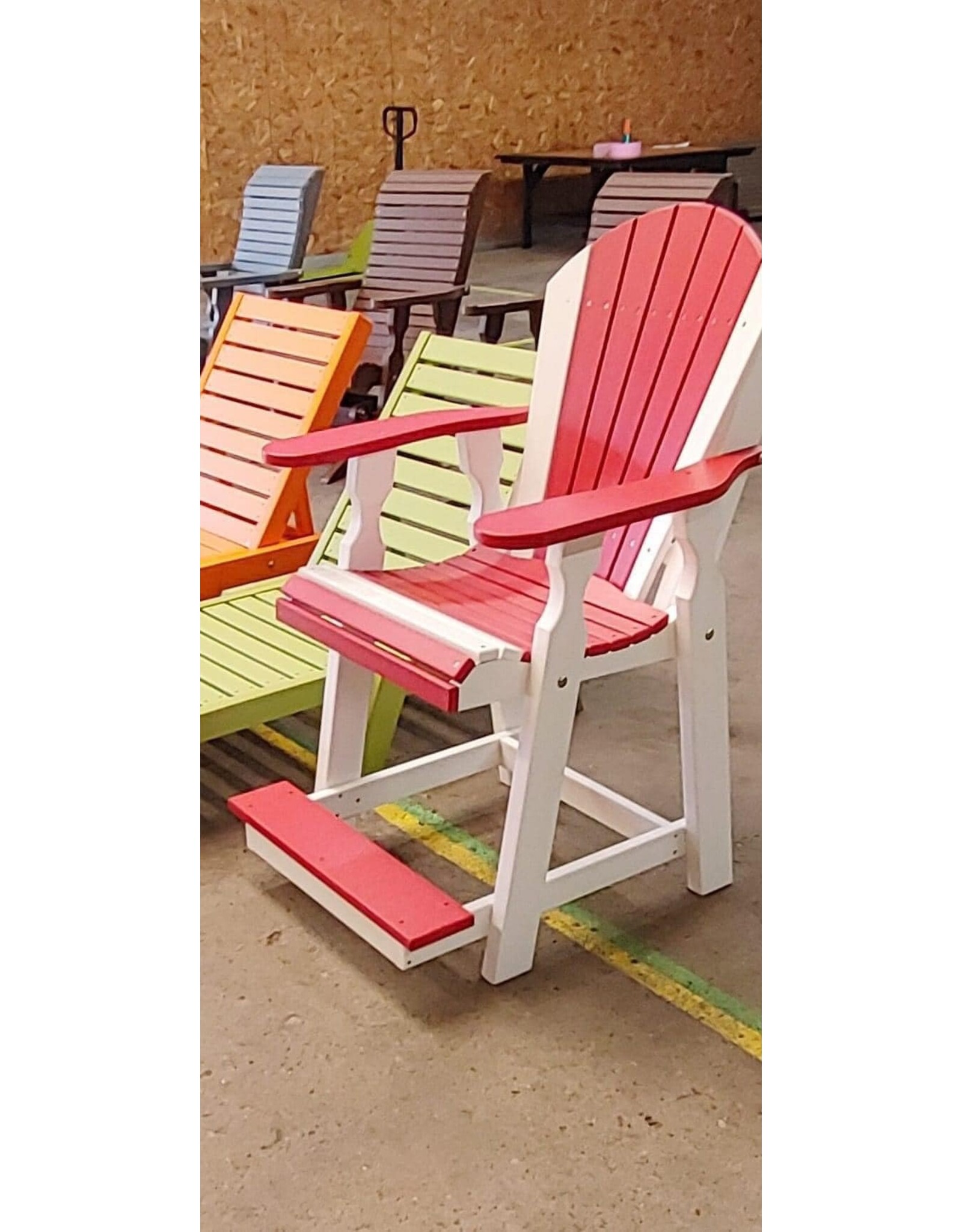 Legacy Outdor Furniture Legacy Fan Back Balcony Height Chair - C1022