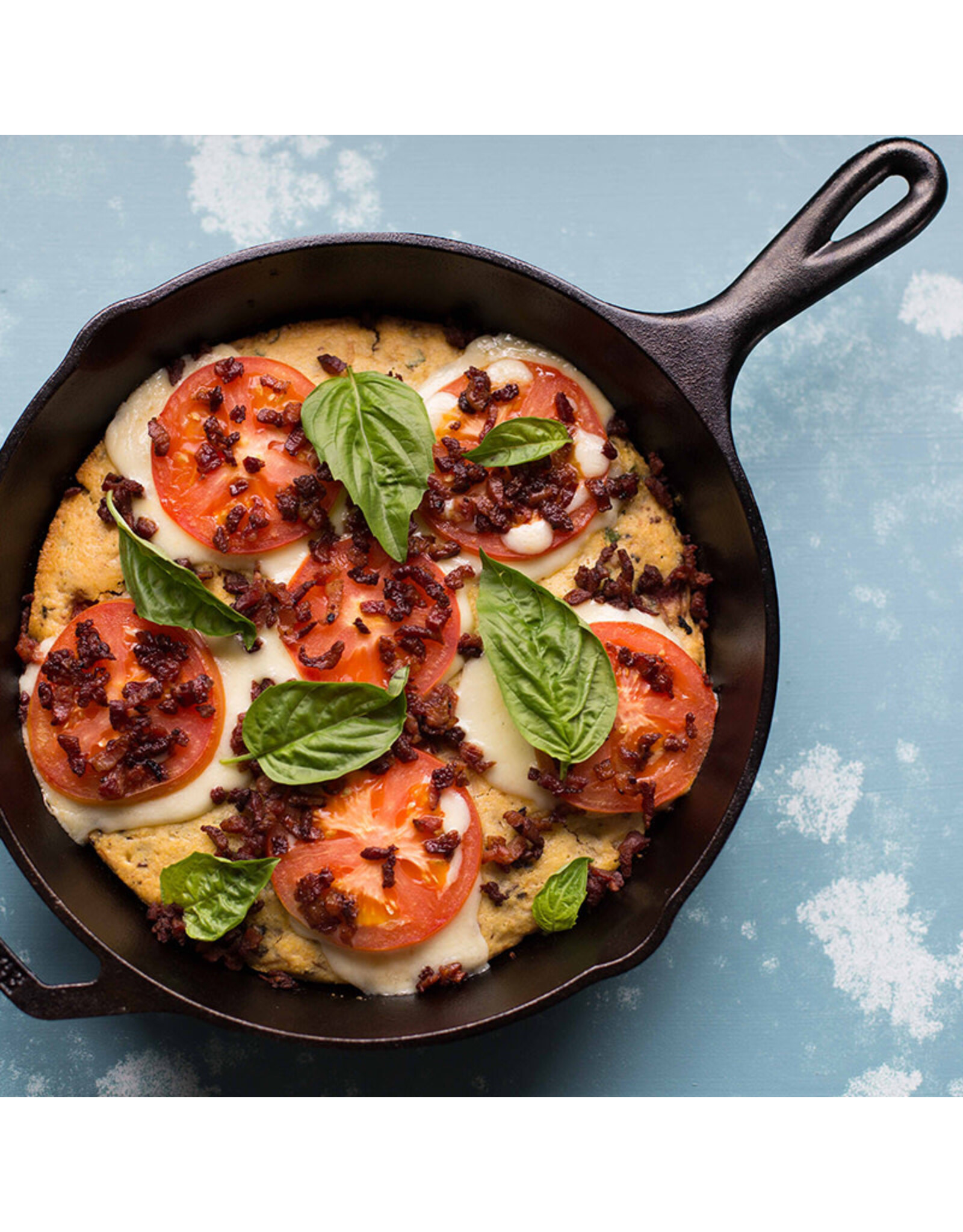 Lodge Lodge L8SK3 10 11/16" Round Seasoned Cast Iron Skillet w/ Handles - L8SK3