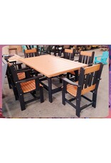 Legacy Outdor Furniture Legacy 72" x 44" Rectangular Dining Height (30" High) Table - TC1053