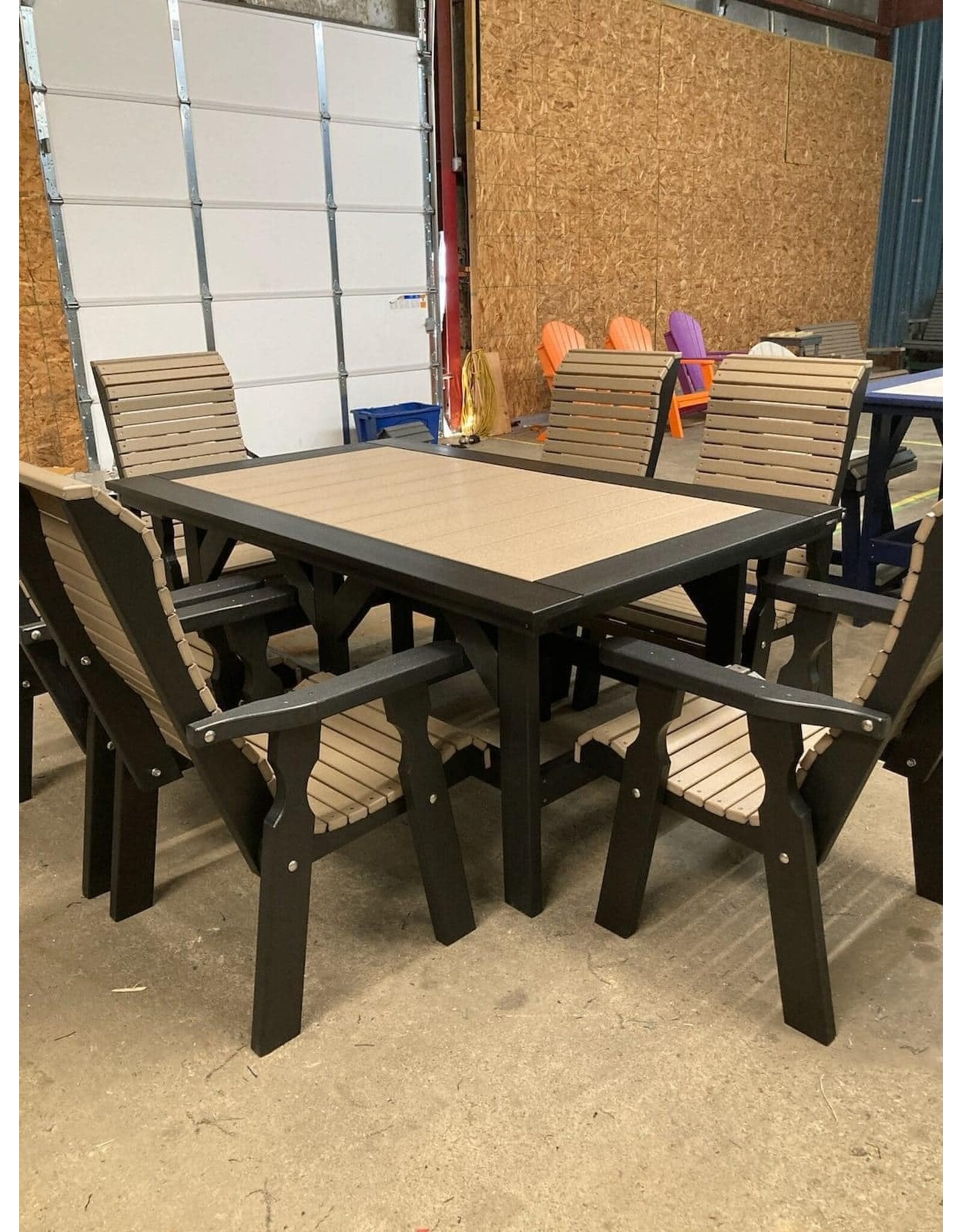 Legacy Outdor Furniture Legacy 72" x 44" Rectangular Dining Height (30" High) Table - TC1053
