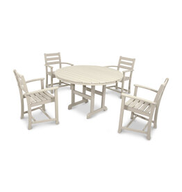 Trex By Polywood Trex Monterey Bay 5-Piece Round Dining Set - TXS101-1