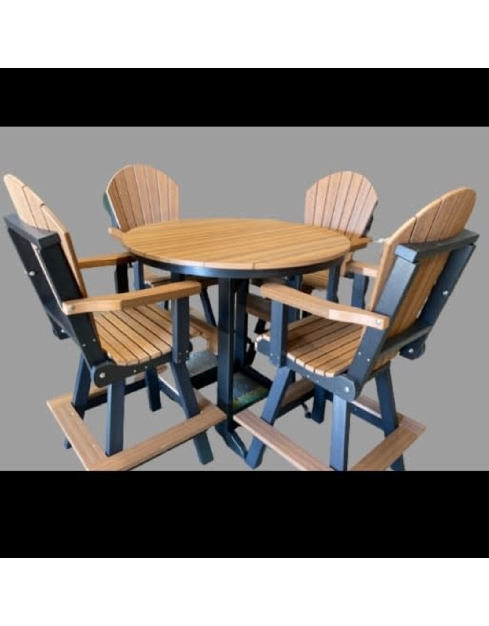 Legacy Outdor Furniture Legacy Fan Back Swivel Counter Height Chair For 36" Table (Wrap Around Step) - TC1072