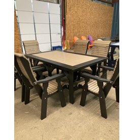Legacy Outdor Furniture Legacy Fan Back Dining Height Chair For 30" High Table - TC1080
