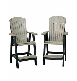 Legacy Outdor Furniture Legacy Fan Back Balcony Height Chair - C1022