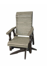 Legacy Outdor Furniture Legacy High Back Swivel Glider Natural Finish - C1030NF