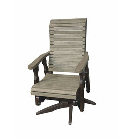 Legacy Outdor Furniture Legacy High Back Swivel Glider Natural Finish - C1030NF