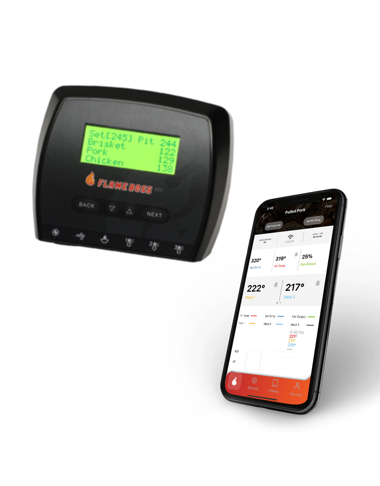 Flame Boss Flame Boss - 550-K WiFi/Bluetooth Smoker Controller Kit - FB550-K