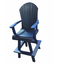 Legacy Outdor Furniture Legacy Fan Back Swivel Counter Height Chair For 36" Table (Wrap Around Step) - TC1072