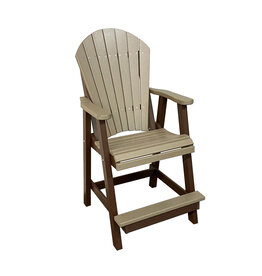 Legacy Outdor Furniture Legacy Fan Back Bar Height Chair For 42" High Table - TC1083