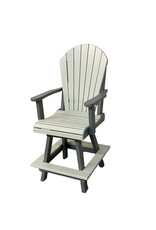 Legacy Outdor Furniture Legacy High Back Bar Height Swivel Chair For 42" High Table (Wrap Around Step) - TC1096