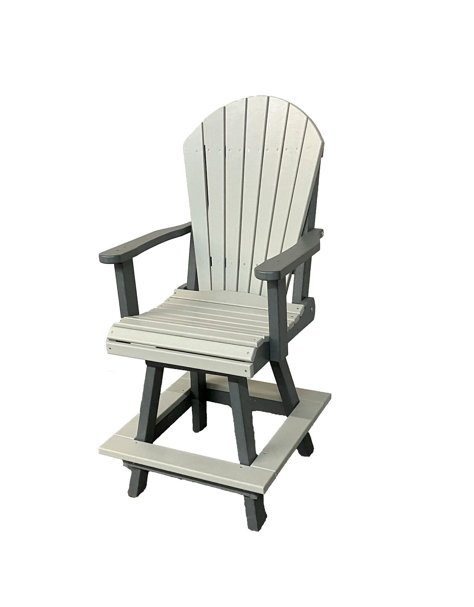 Legacy Outdor Furniture Legacy High Back Bar Height Swivel Chair For 42" High Table (Wrap Around Step) - TC1096